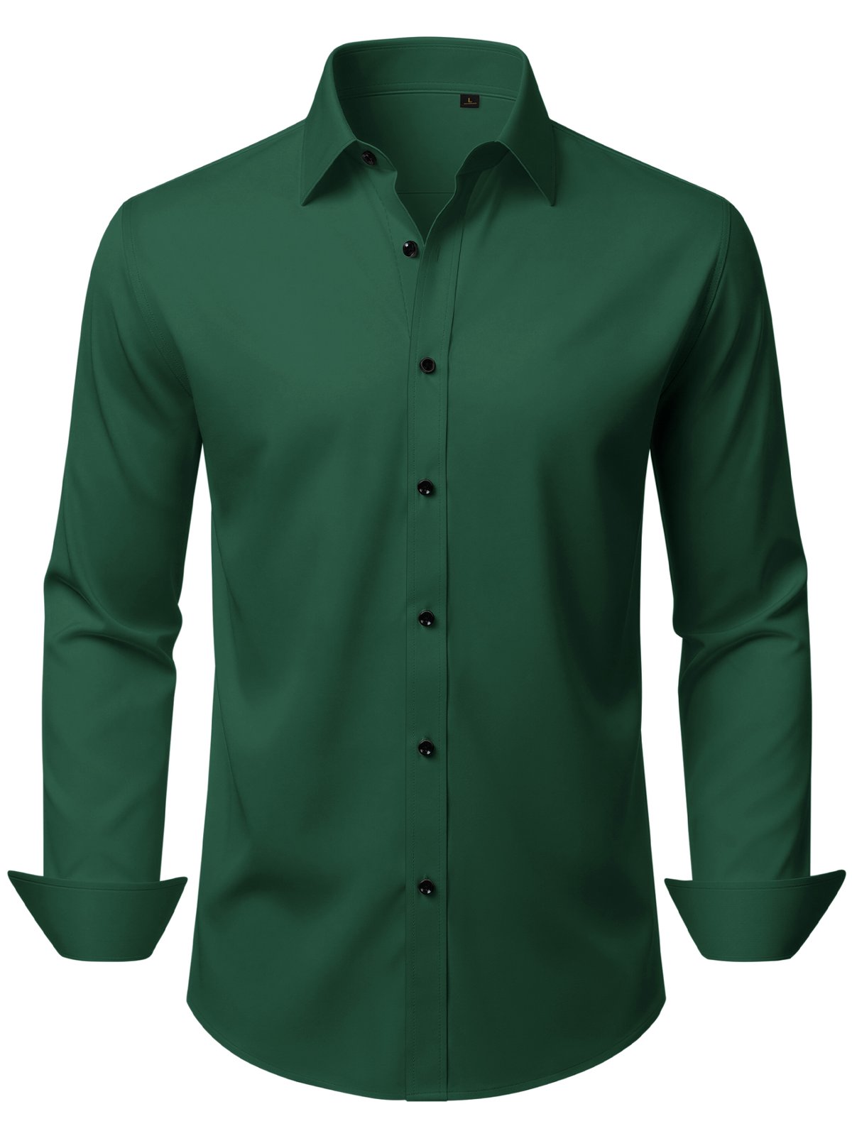 sogami Men's Button Down Shirt Stretch Long Sleeve Business Casual Dress Shirts White