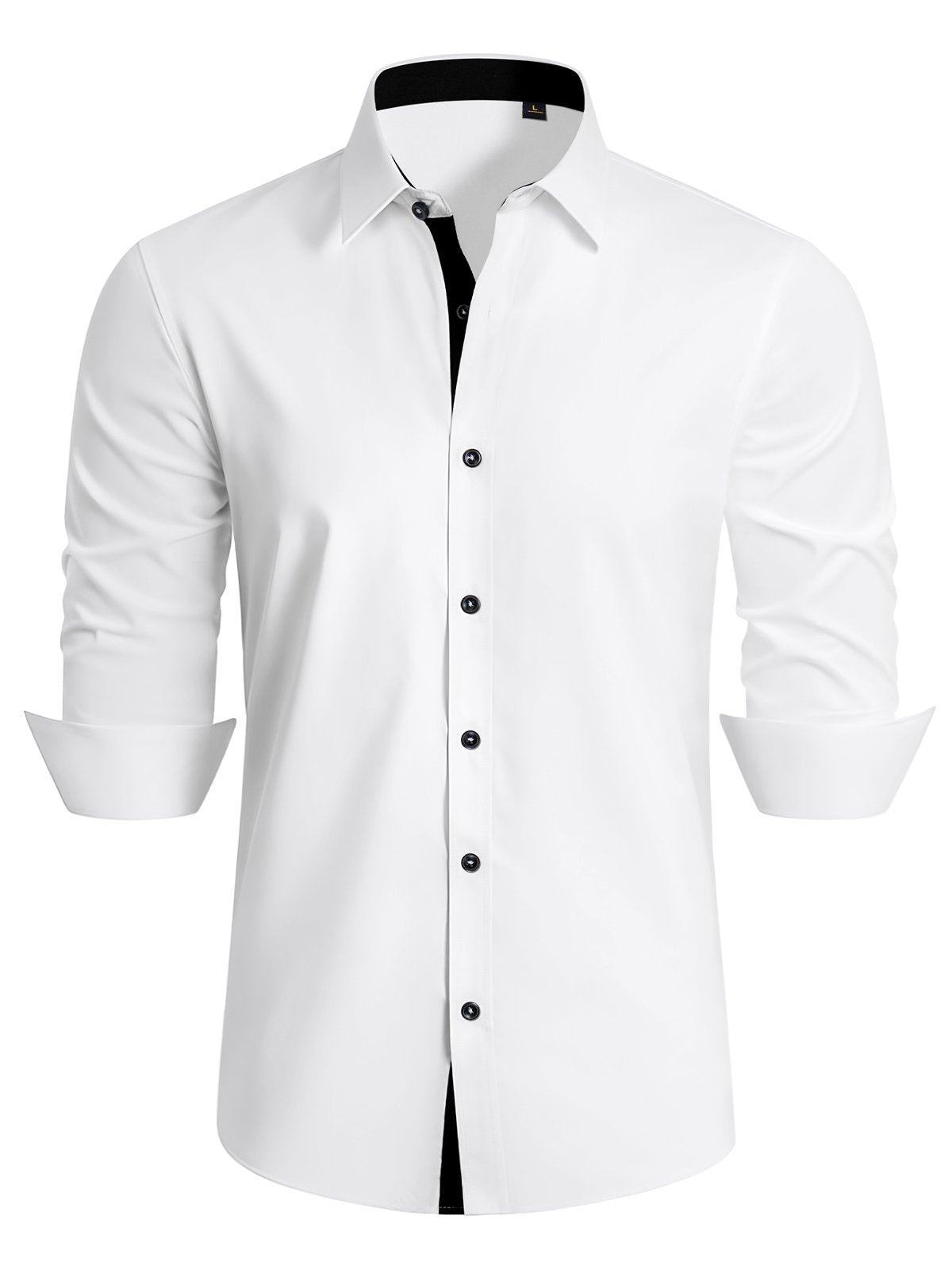 sogami Men's Stylish Button Down Shirt Wrinkle Free Long Sleeve Business Casual Shirt