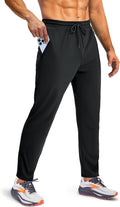 sogami Men's Athletic Sweatpants Joggers with Zipper Pocket Workout Pants For Running
