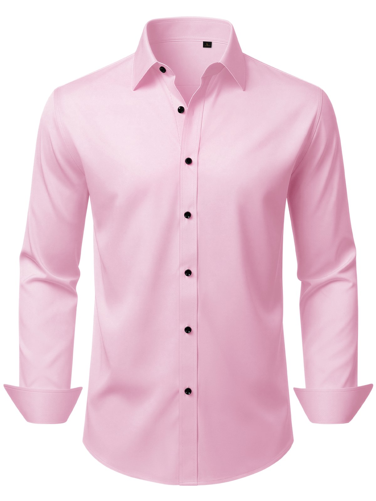 sogami Men's Button Down Shirt Stretch Long Sleeve Business Casual Dress Shirts White