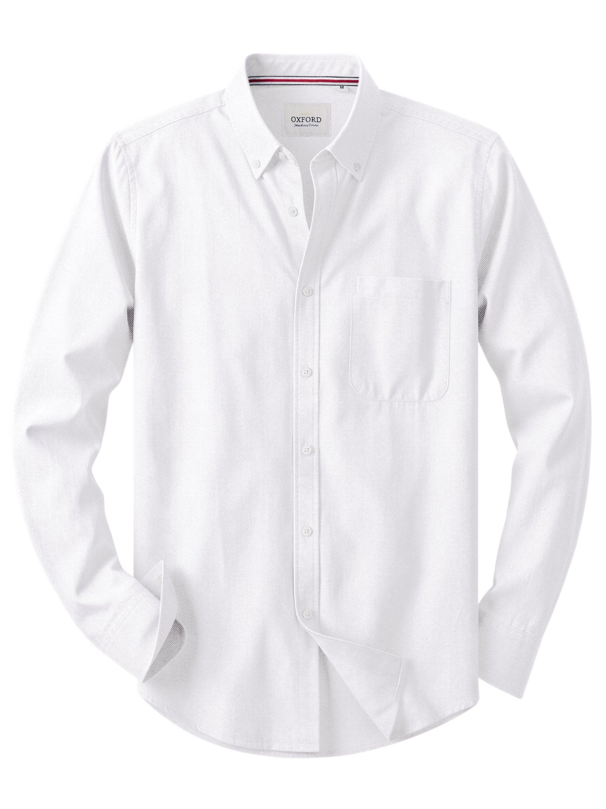 sogami White Oxford Shirt Men Long Sleeve Dress Shirt For men