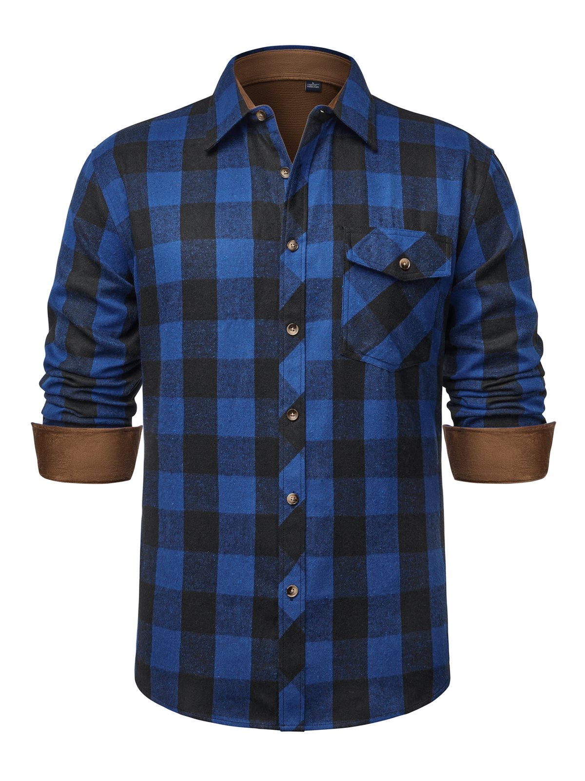 sogami Mens Flannel Shirts Casual Long Sleeve Button Down Plaid Shirts