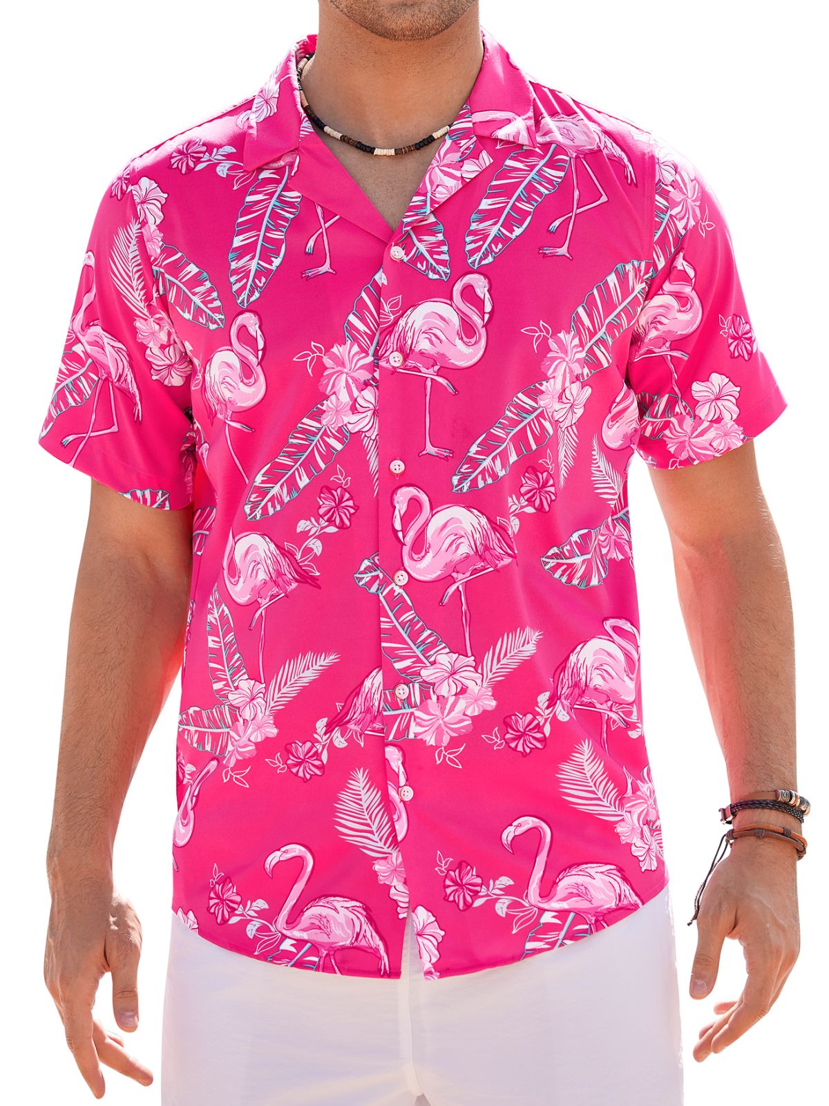 sogami Beach Shirt Short Sleeve Hawaiian Shirts for Men Casual Button Down Shirt
