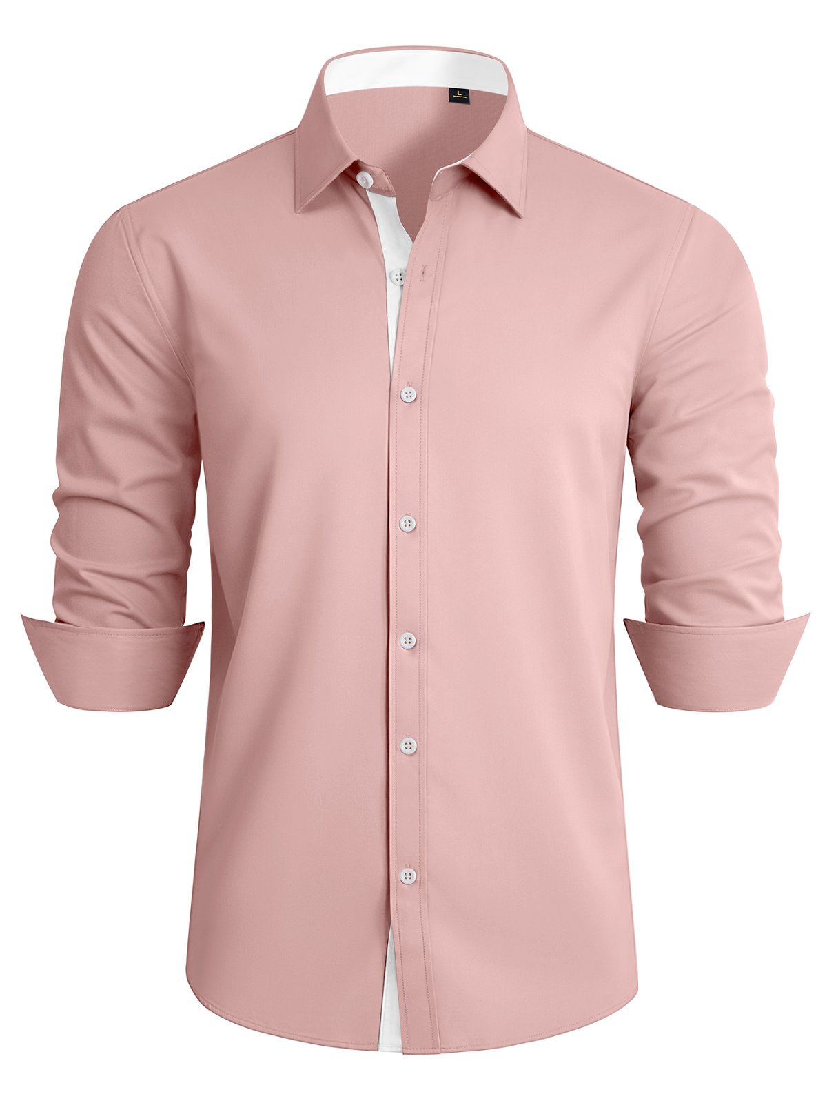 sogami Men's Stylish Button Down Shirt Wrinkle Free Long Sleeve Business Casual Shirt