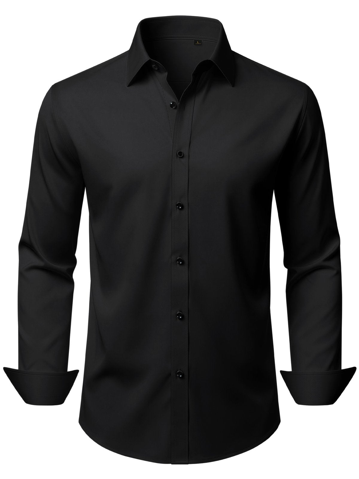 sogami Men's Button Down Shirt Stretch Long Sleeve Business Casual Dress Shirts White