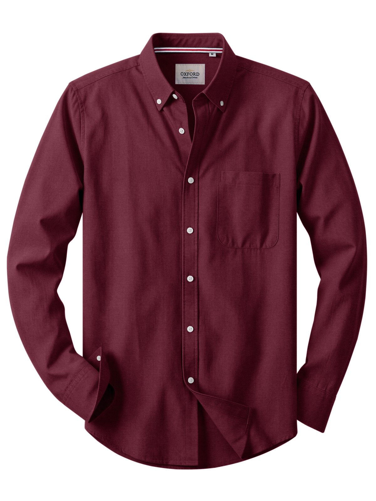 sogami White Oxford Shirt Men Long Sleeve Dress Shirt For men