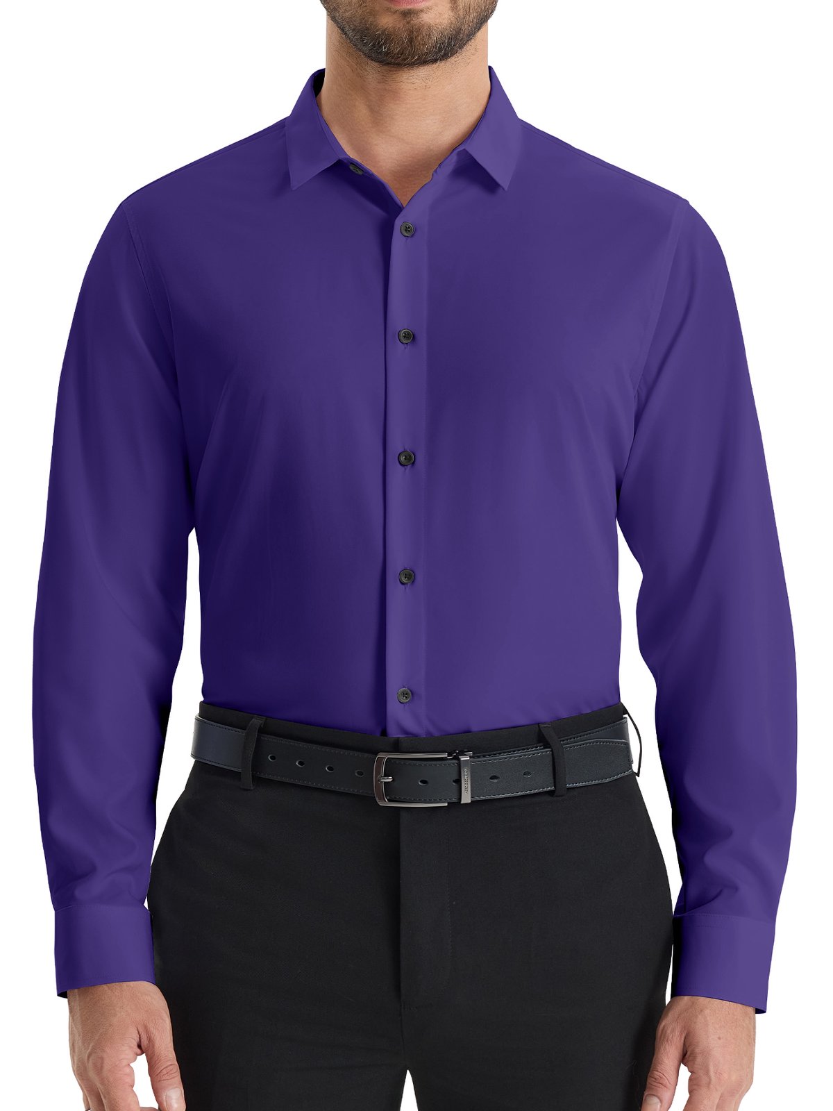 sogami Men's Stretch Dress Shirt Wrinkle Free Button Down Shirt Business Casual