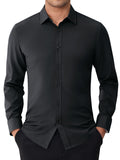 sogami Men's Stain Sheild Dress Shirts Long Sleeve Stretch Button Down Shirt Business Casual Shirt