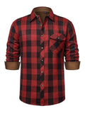 sogami Mens Flannel Shirts Casual Long Sleeve Button Down Plaid Shirts