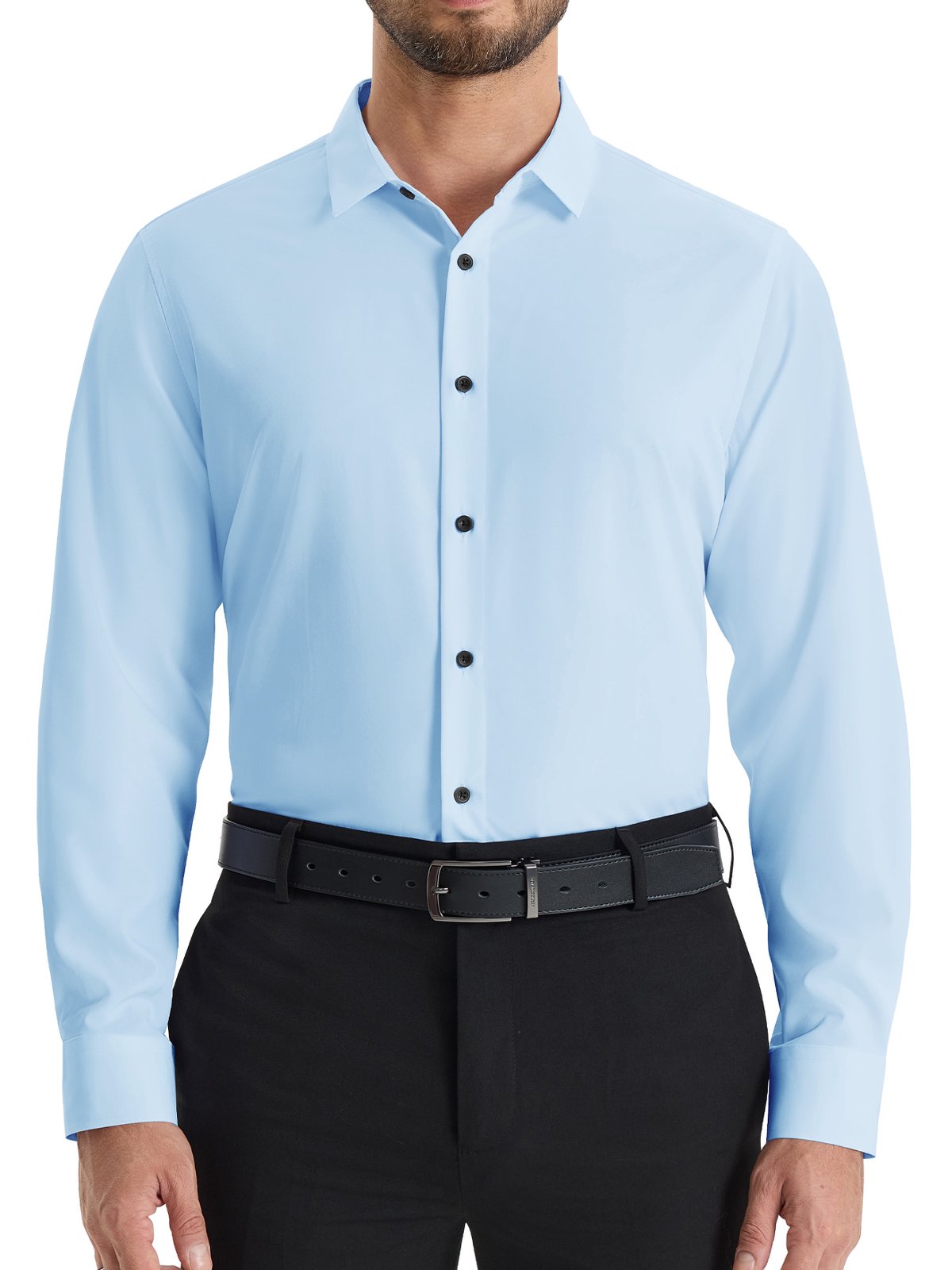 sogami Men's Stretch Dress Shirt Wrinkle Free Button Down Shirt Business Casual