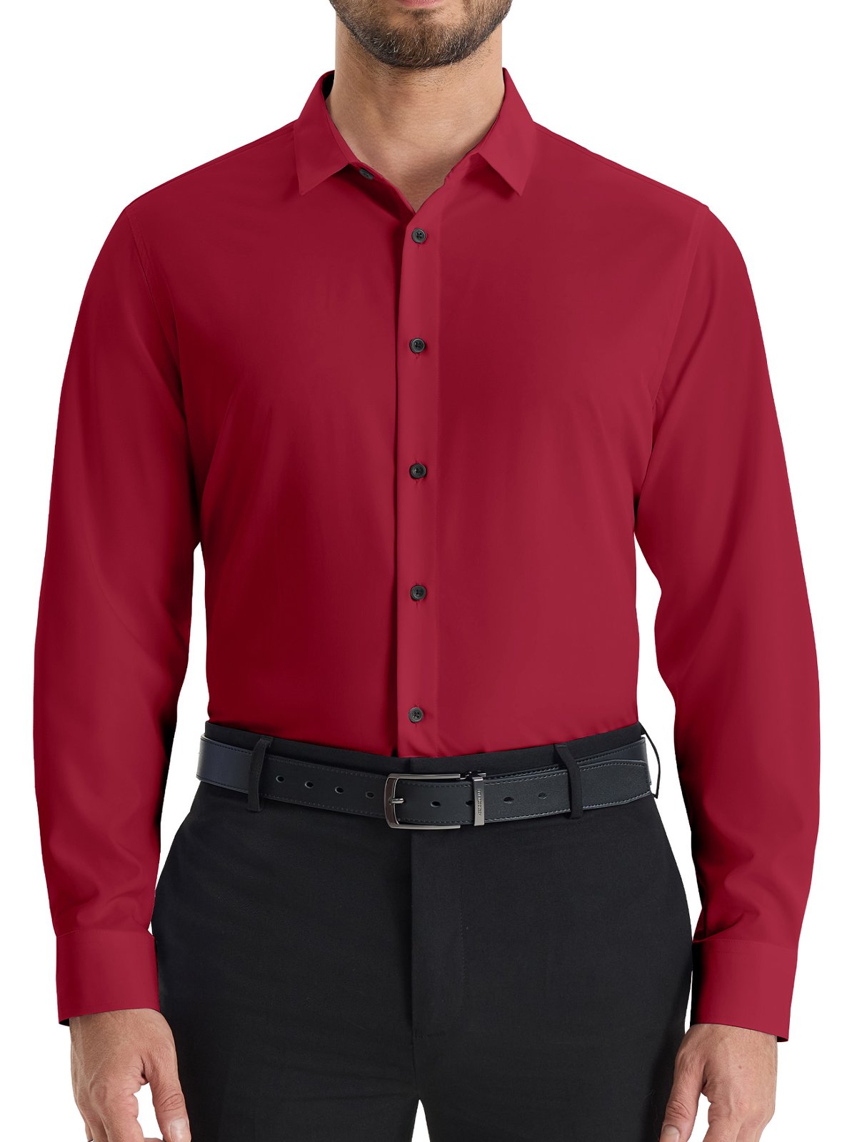 sogami Men's Stretch Dress Shirt Wrinkle Free Button Down Shirt Business Casual