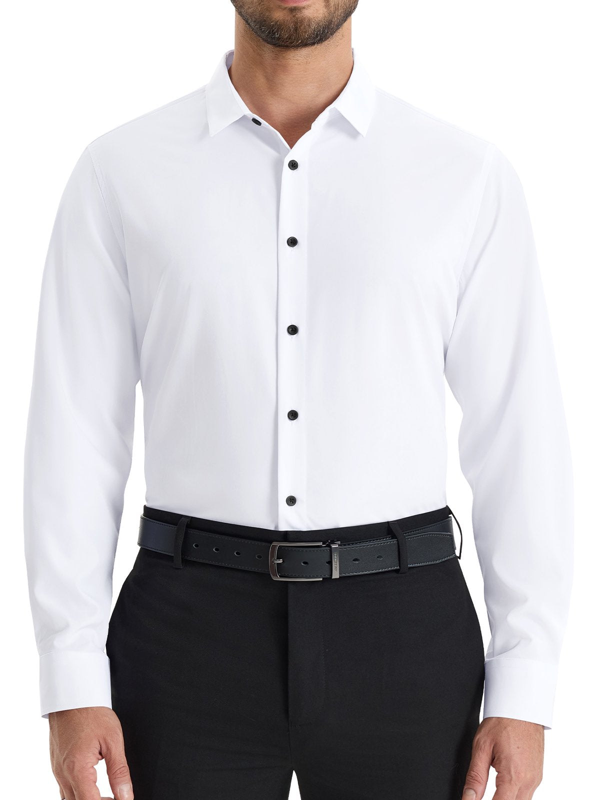 sogami Men's Stretch Dress Shirt Wrinkle Free Button Down Shirt Business Casual