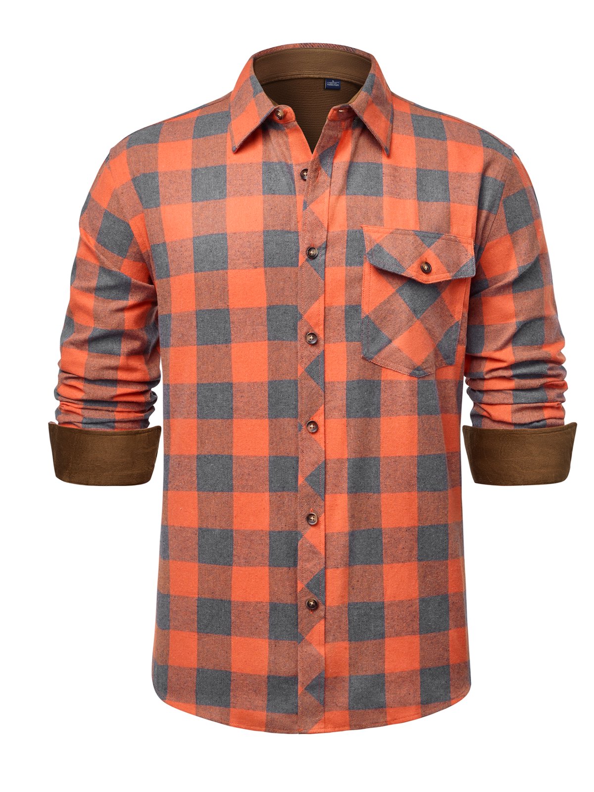 sogami Mens Flannel Shirts Casual Long Sleeve Button Down Plaid Shirts