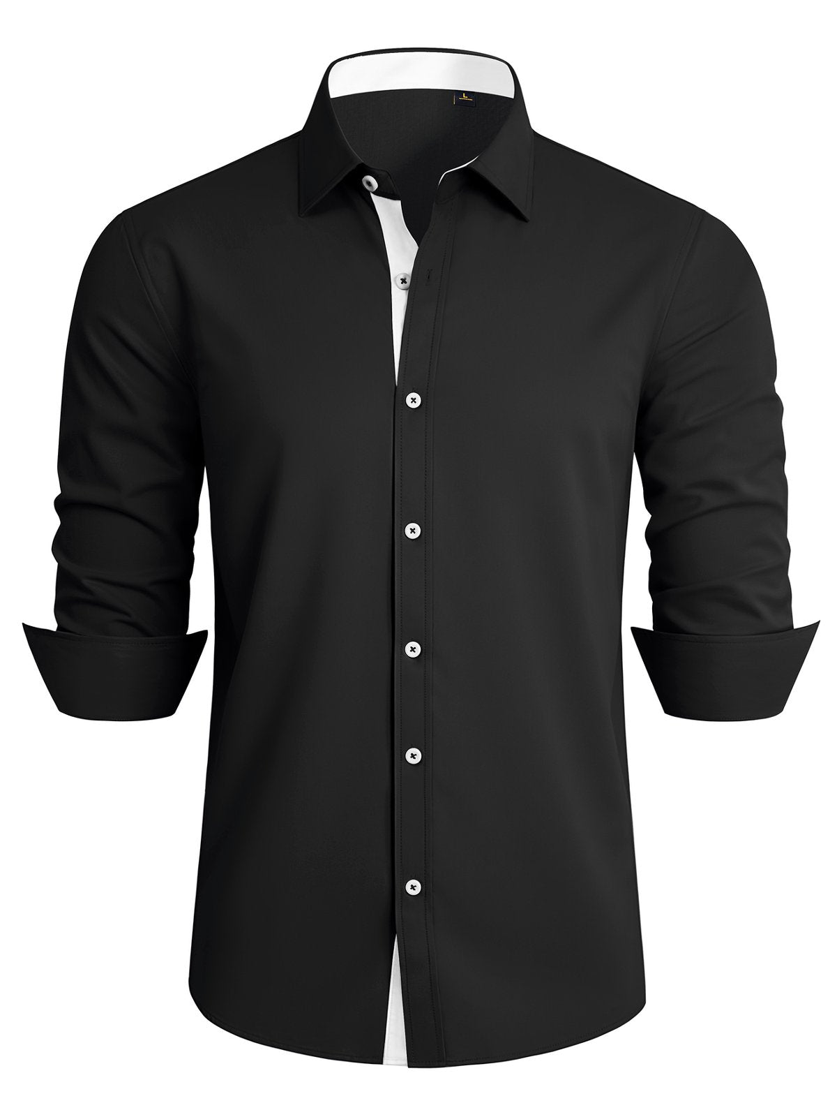 sogami Men's Stylish Button Down Shirt Wrinkle Free Long Sleeve Business Casual Shirt