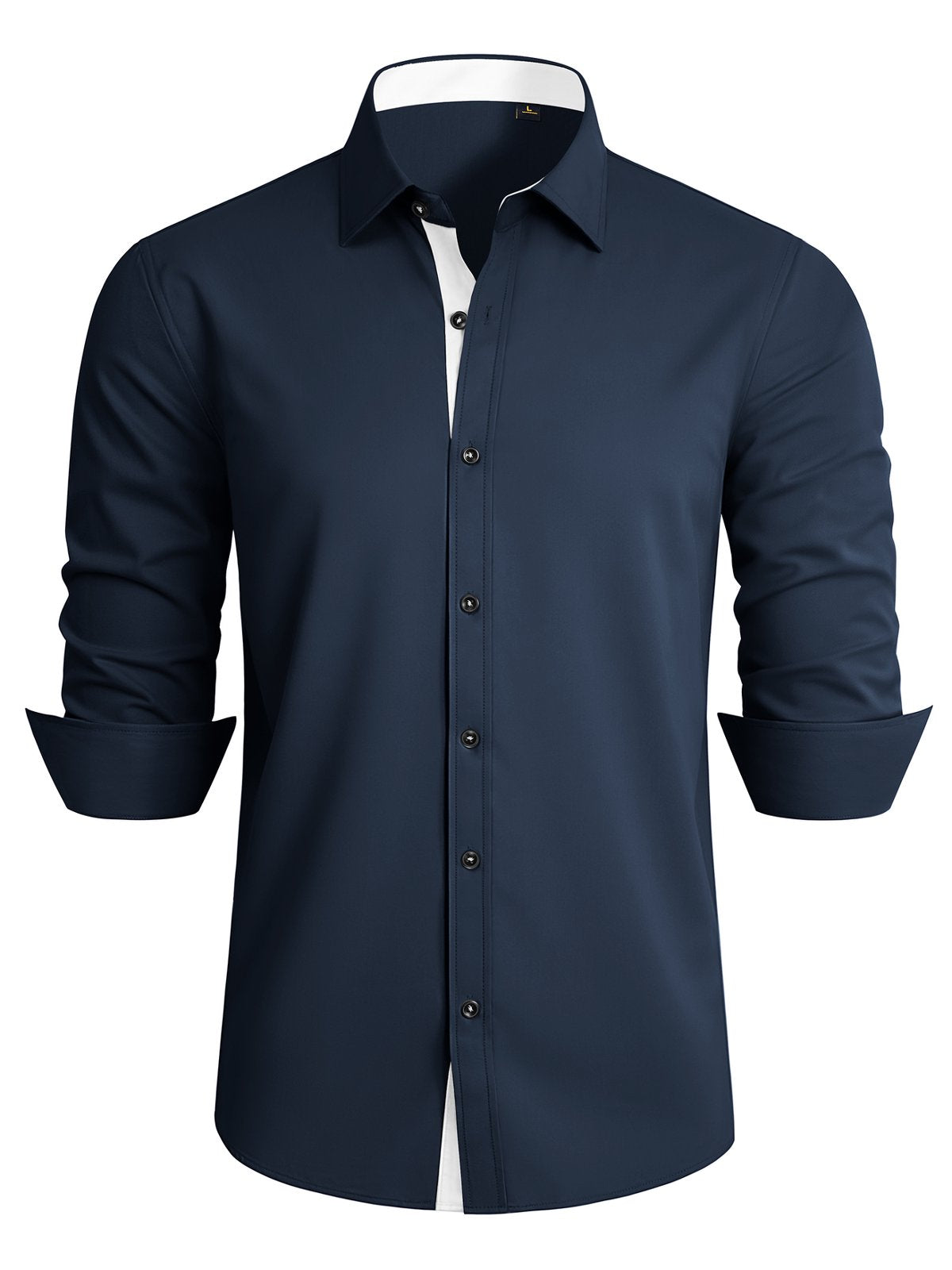 sogami Men's Stylish Button Down Shirt Wrinkle Free Long Sleeve Business Casual Shirt