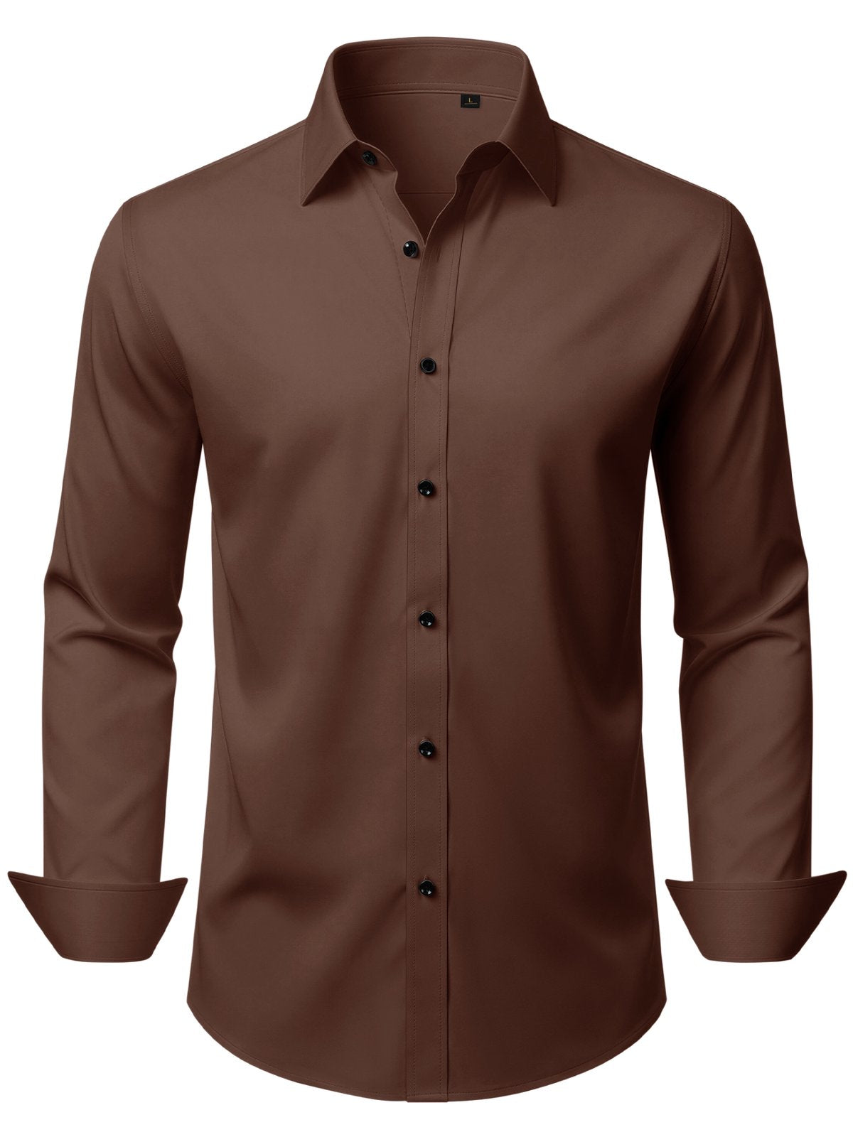 sogami Men's Button Down Shirt Stretch Long Sleeve Business Casual Dress Shirts White