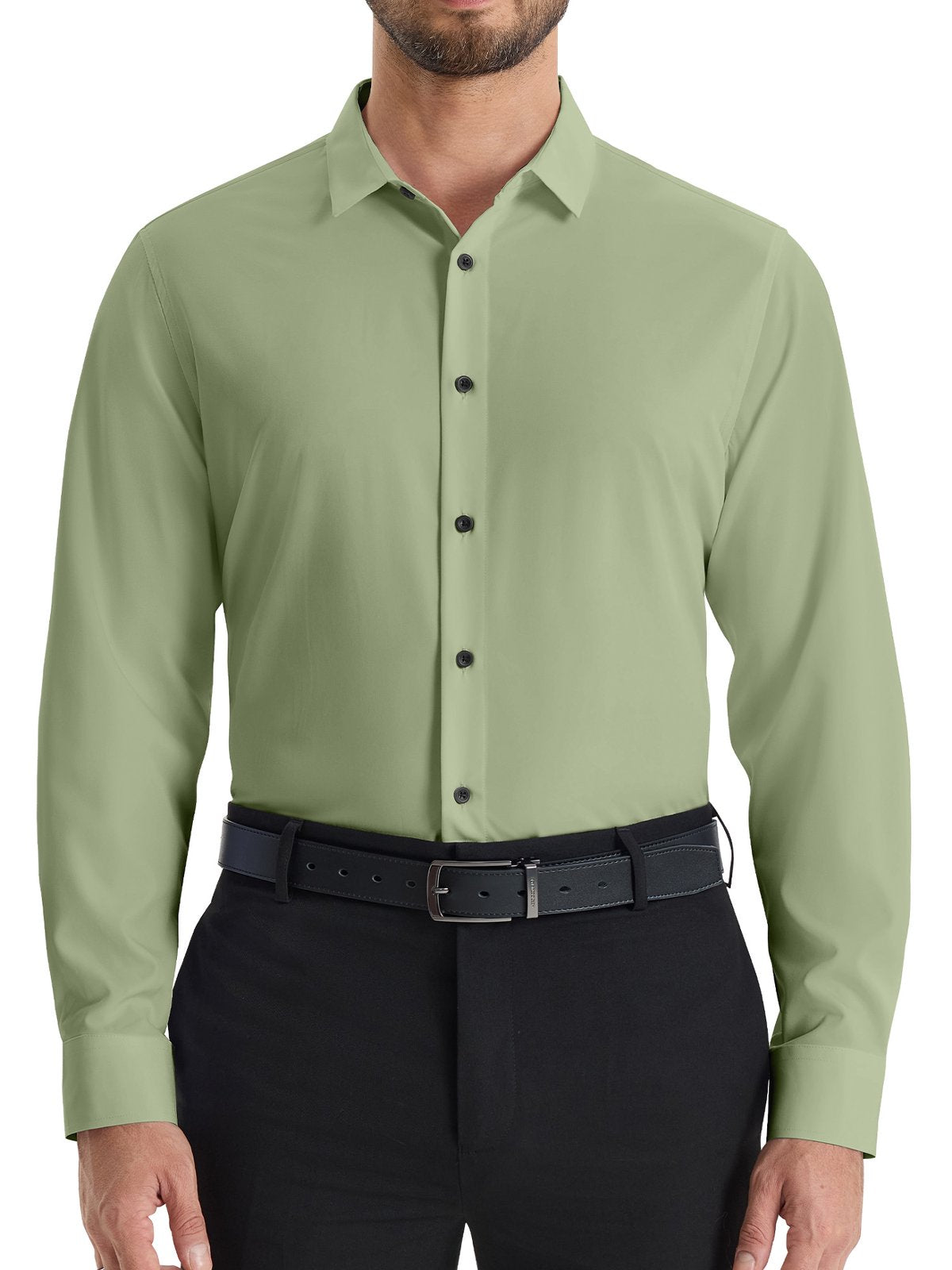 sogami Men's Stretch Dress Shirt Wrinkle Free Button Down Shirt Business Casual